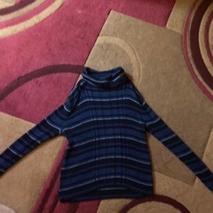 Studio blue turtle neck